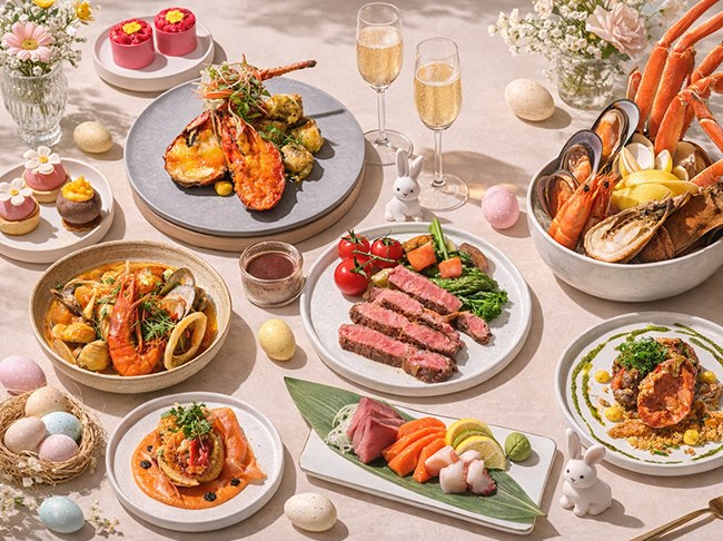 An Eggs-travagant Easter Brunch at Crossroads Buffet