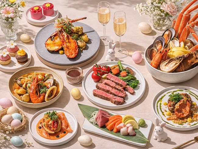 An Eggs-travagant Easter Brunch at Crossroads Buffet